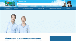 Desktop Screenshot of bonniedyrecenter.dk